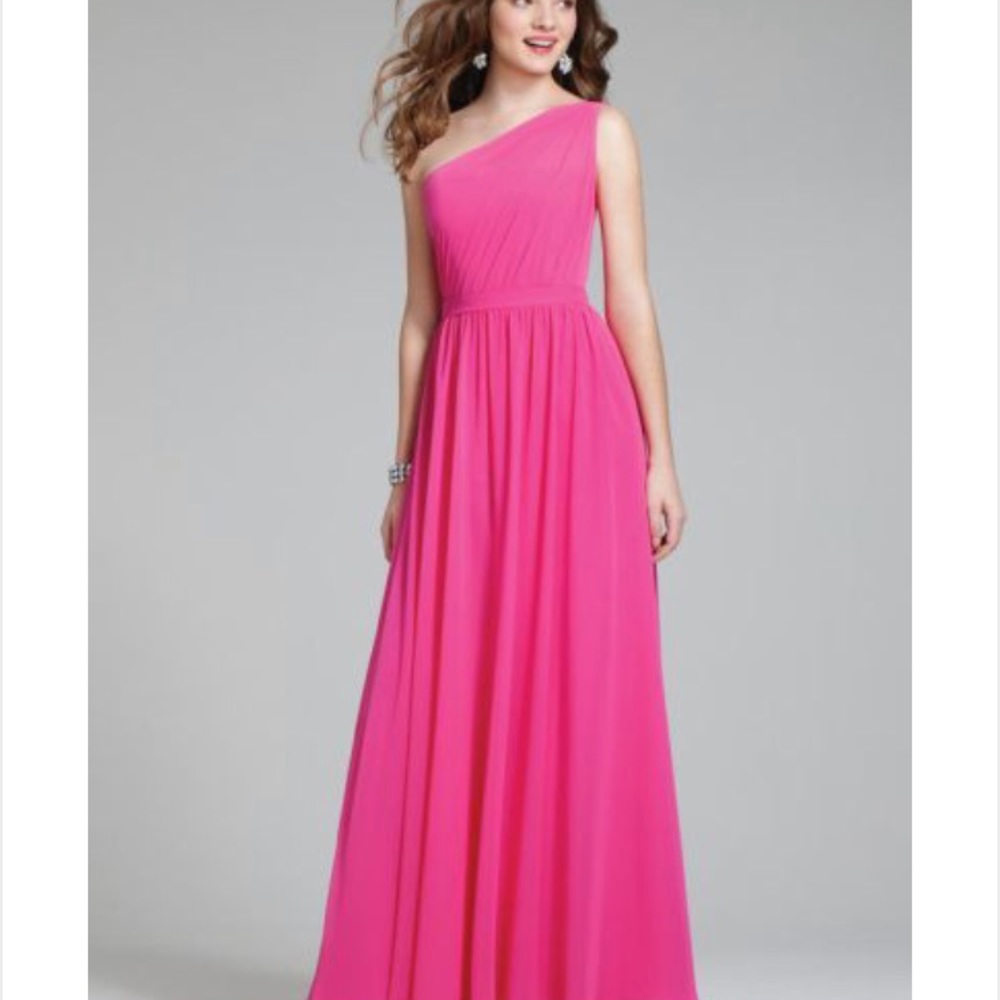 Alfred Angelo one shoulder long dress